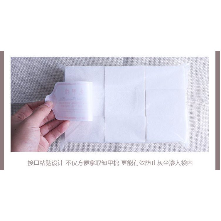 Kapas nailart / Nail wipes / Nail cotton 1000pcs berserat tinggi / kapas untuk hapus nail gel