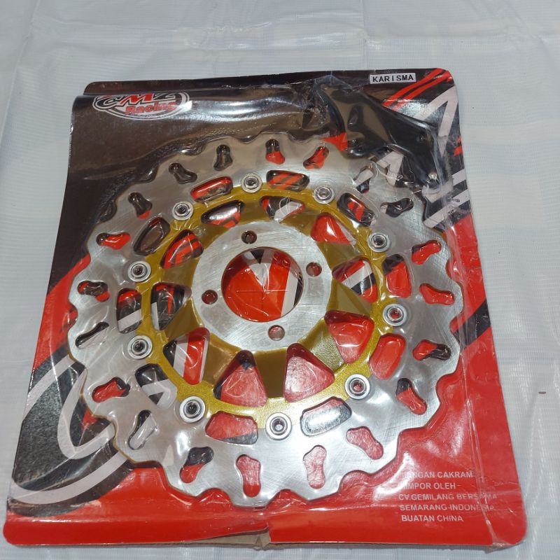 PIRINGAN CAKRAM LEBAR KHARISMA SUPRA FIT NEW SUPRA 125 LUBANG 4 MODEL DAYTONA 300 MM