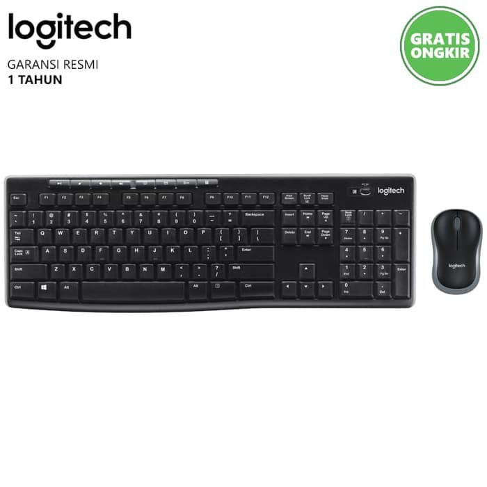 Keyboard + Mouse Wireless Logitech MK270r Ori Garansi Resmi