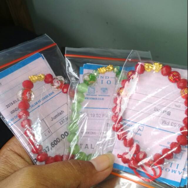 Gelang Monte Cantik Dengan Emas Asli 24k Kadar 99 Baby Dragon Ada Surat Asli Yaaa