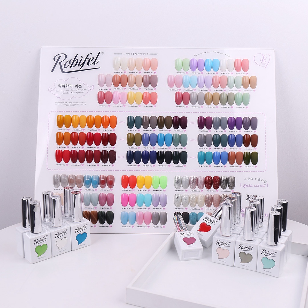 ROBIFEL NEW SERIES NAIL POLISH GEL 15ml KOREA ( PART #2 )