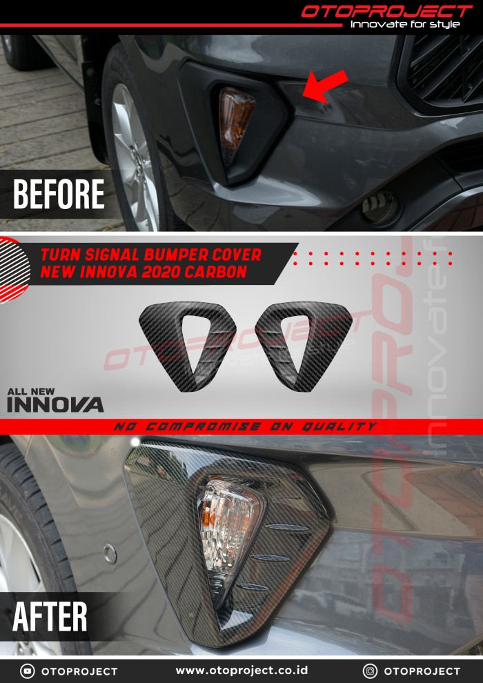 TURN SIGNAL BUMPER COVER ALL NEW INNOVA 2016