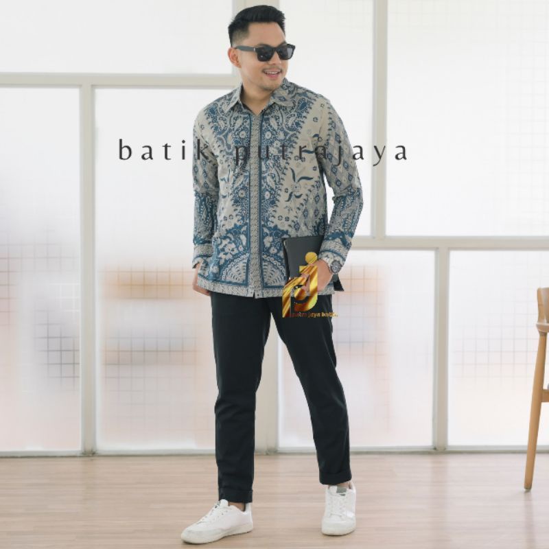 BAJU BATIK PRIA SINARAN FULL FURING MODERN SLIMFIT PREMIUM ORIGINAL KEMEJA PRIA FORMAL ASLI SOLO KONDANGAN LAMARAN KULIAH KERJA KANTOR