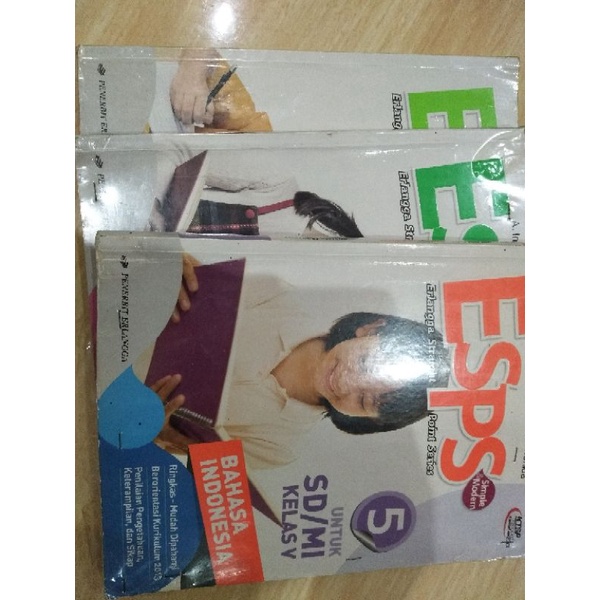 

Esps Bahasa Indonesia kelas 2,3,5 Erlangga