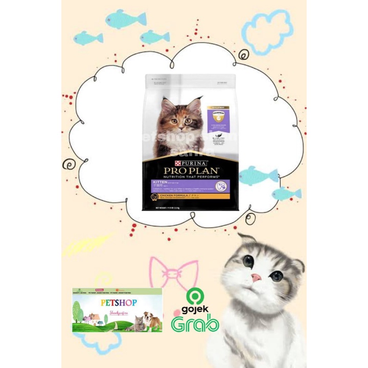 PROPLAN KITTEN CHICKEN FORMULA 8 KG MAKANAN KUCING