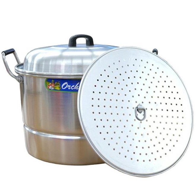 Panci SerbaGuna Orchid 50cm / Langseng Steamer Kukus / Dandang Nasi Orchid 50 cm