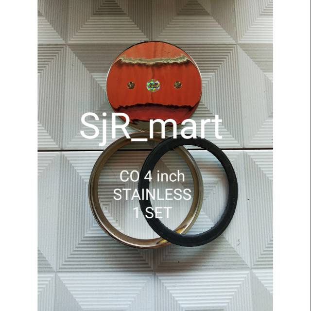 CLEAN OUT 4 INCH STAINLESS / CO 4 INCH CO STAINLESS / CLEAN OUT STAINLESS 4" / DOP TUTUP SEPTICTANK