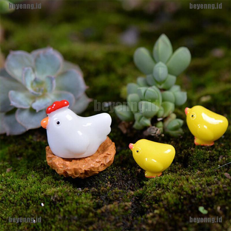 Bey Miniatur Ayam Bahan Resin Untuk Dekorasi Taman Minifairy Gardenrumah