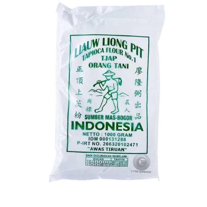 

Cuci Gudang Awal Tahun Sagu Tani Cap Liauw Liong Pit 1 KG | Tepung Tapioka Sagu Pak Tani 1KG Promo
