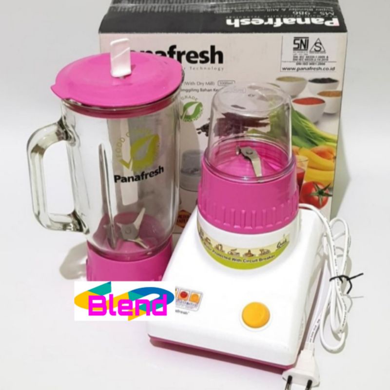 Panafresh Blender 2 in 1 -986- Gelas KACA/Beling Gilingan Bumbu Kering