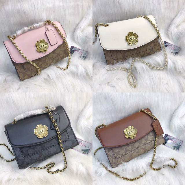 COACH PARKER RANTAI TAS SELEMPANG TAS PUNDAK SHOULDER BAG SLING BAG