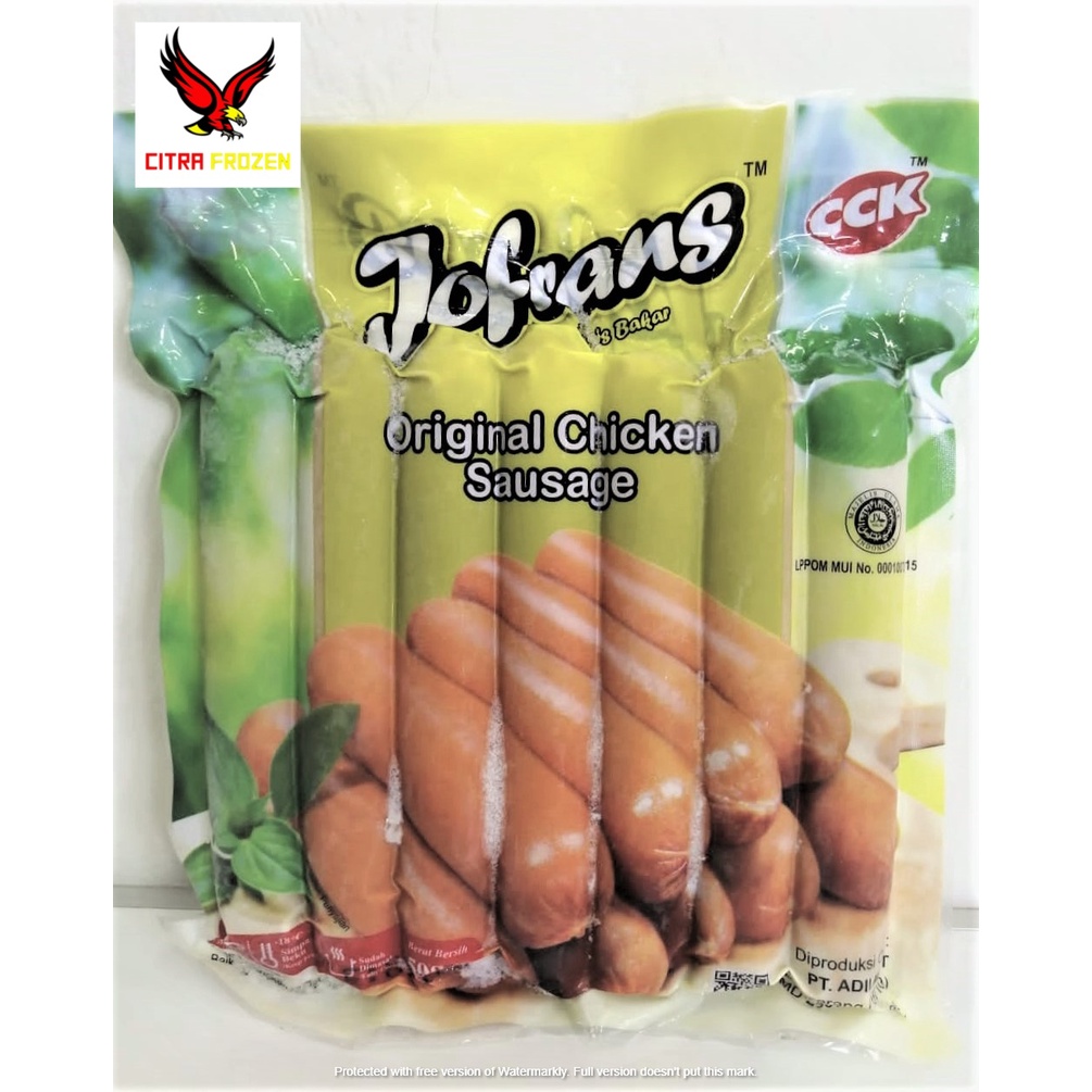 Jofrans Original Chicken Sausage (Sosis Ayam Original)