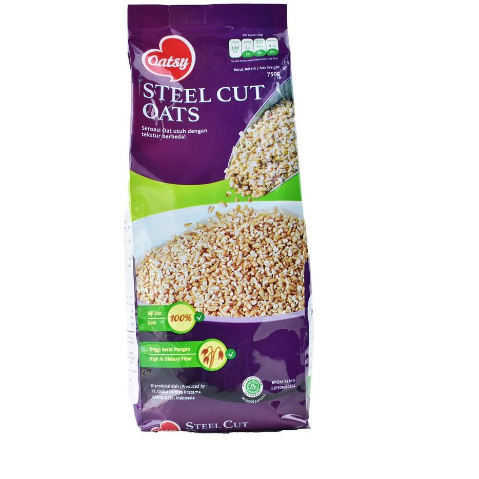 

JU7【 Oatsy Steel Cut Oats 750 Gr Harga Murah