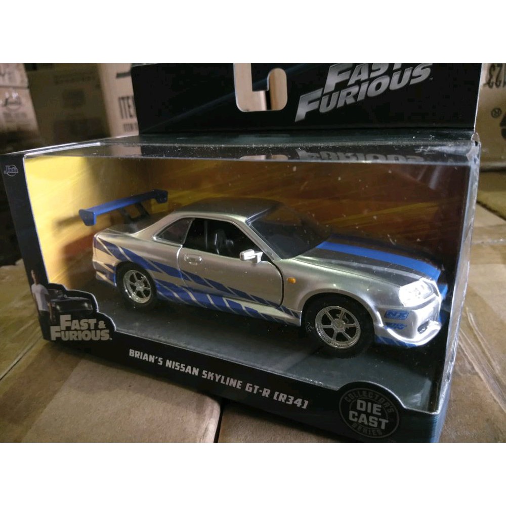Termurah  Diecast Jada Nissan Skyline R34 Skala 32
