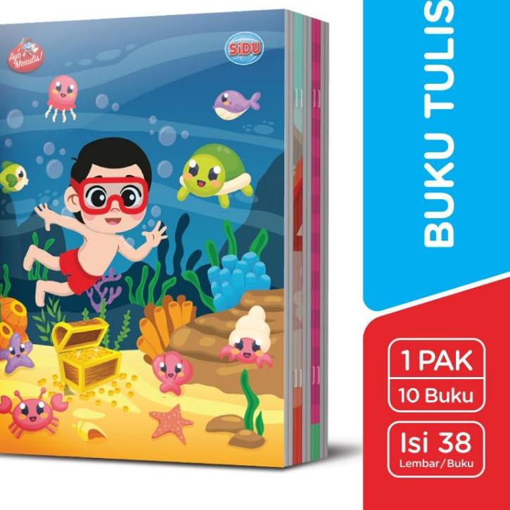 

이 Buku tulis Sinar dunia 38 lembar 10 buku Big Sale