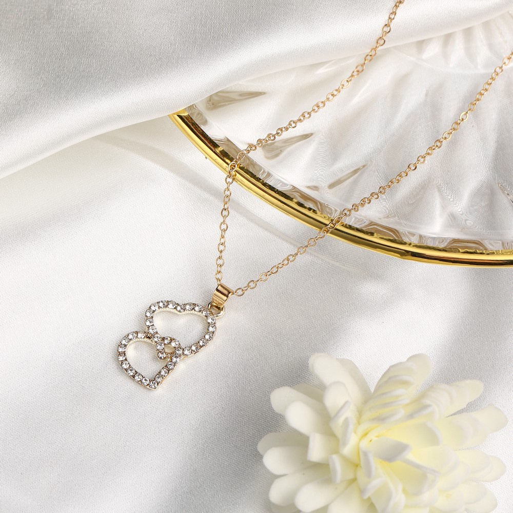 COD Kalung Titanium Wanita Mewah Korea Xuping Anti Karat Fashion Dewasa L59