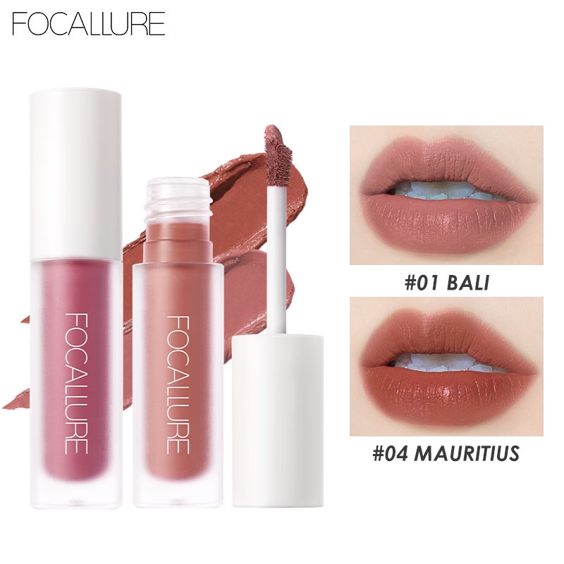 FOCALLURE Staymax Matte Lip Gloss Long Lasting Waterproof Lipstick Lip Makeup