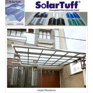  Harga  Solartuff 1 8 meter Atap Polycarbonat Gelombang 