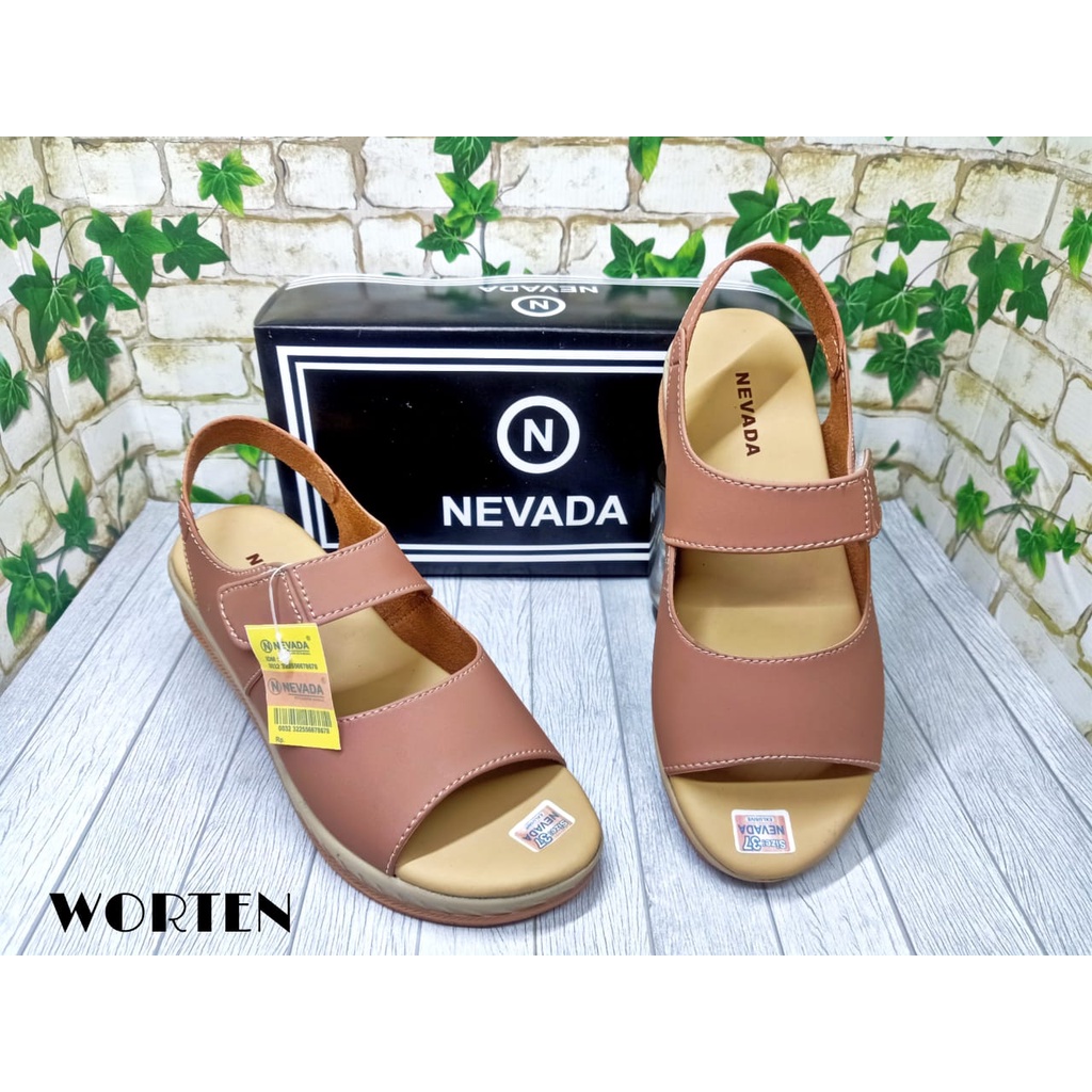 Sandal wanita nevada led terbaru/Sandal wanita terbaru