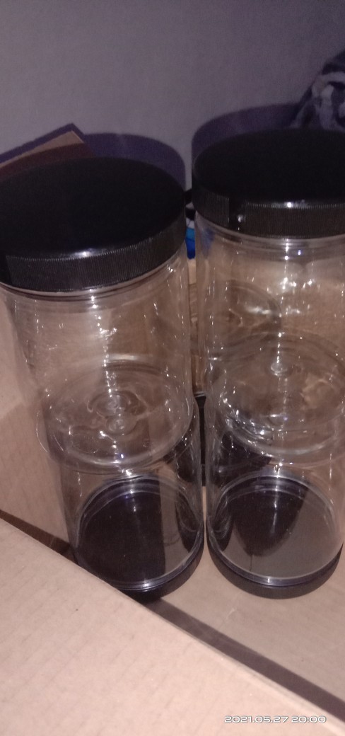 Toples Tabung Silinder / Cylinder - Toples Jar Plastik 800 Ml