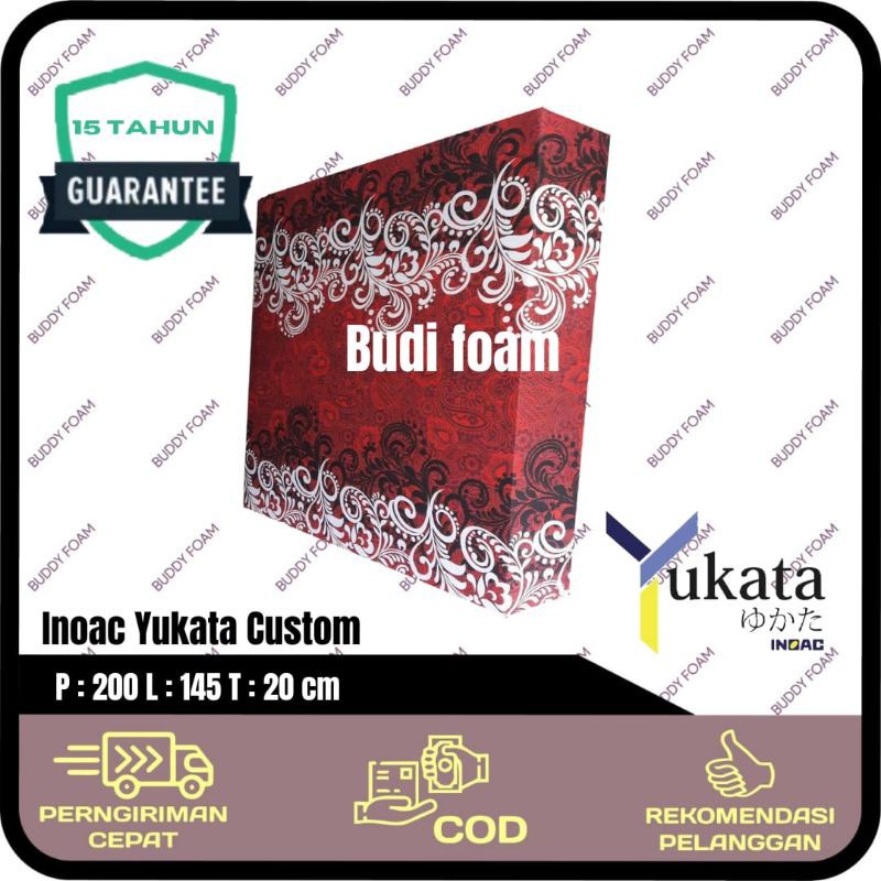 YUKATA INOAC Kasur Busa Yukata Custom no.3 size 200 x 145 x 20 cm