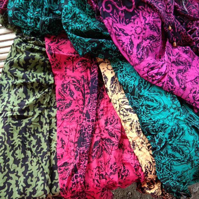 Gamis Batik Cap Motif Seno