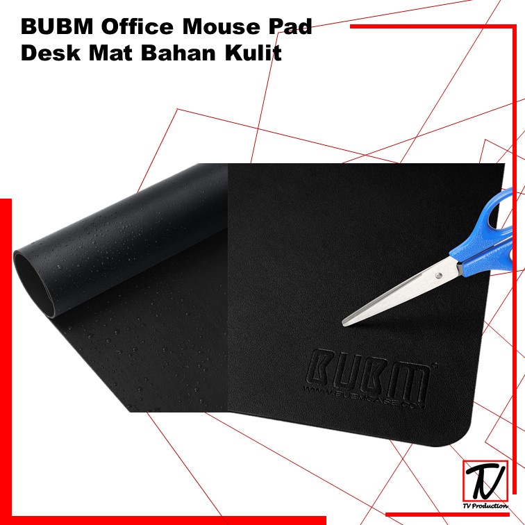 Mouse Pad Office Mouse Pad Desk Mat Bahan Kulit Semua Ukuran Murahh COD