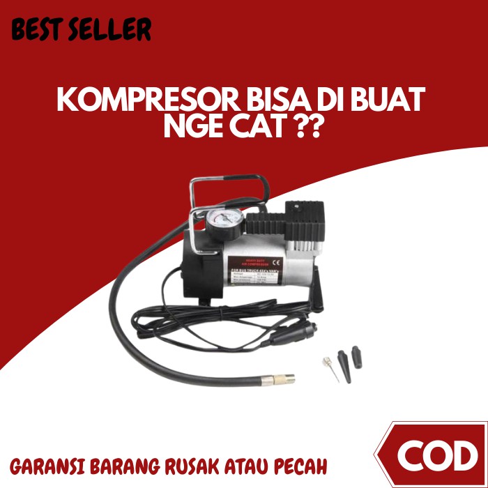 KOMPRESOR MINI LISTRIK UNTUK CAT MOTOR DAN MOBIL TERLARIS