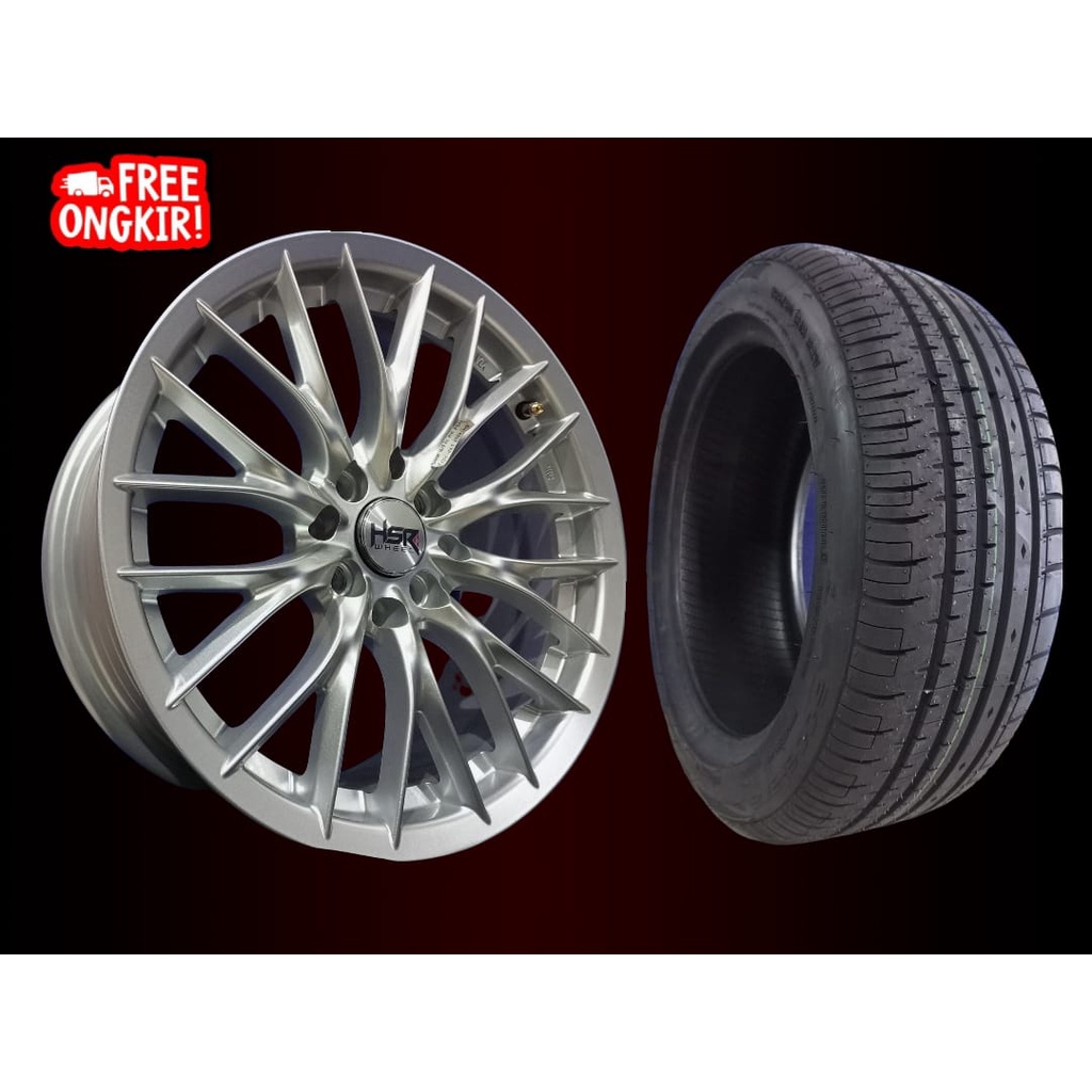 Paketan Velg Dan Ban Ring16 HSR BRANG Yaris Vios Jazz Sigra Avanza Brio Ayla Mobilio Dll