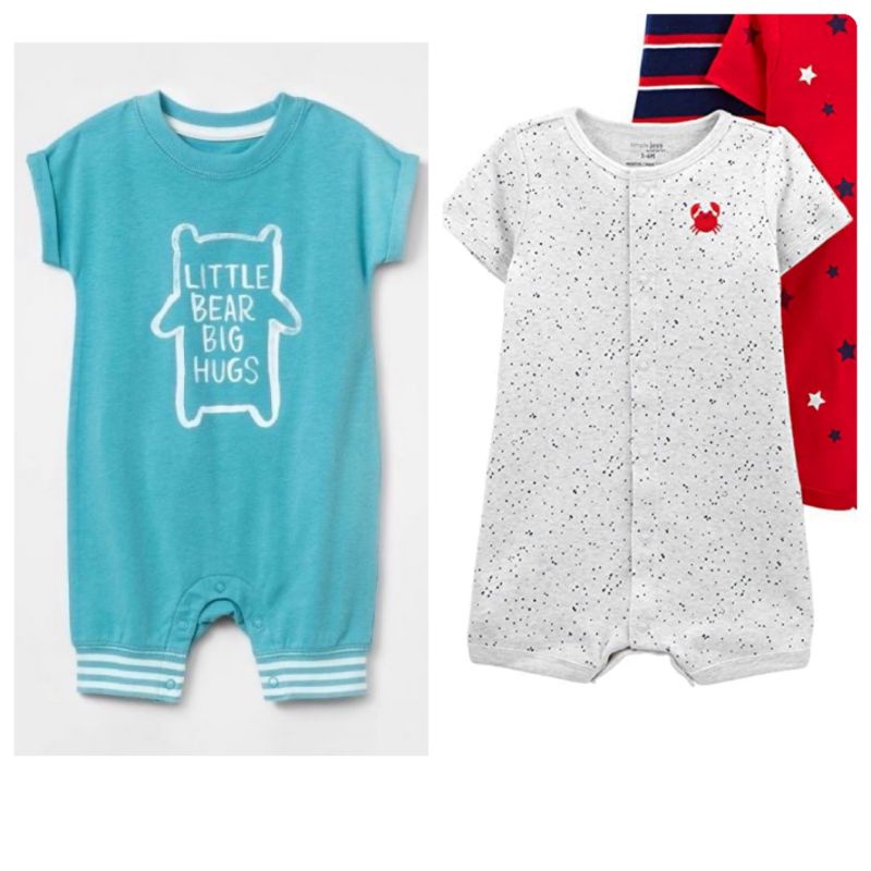 Cat n Jack Romper/ Carter Romper Pendek Bodysuit pendek