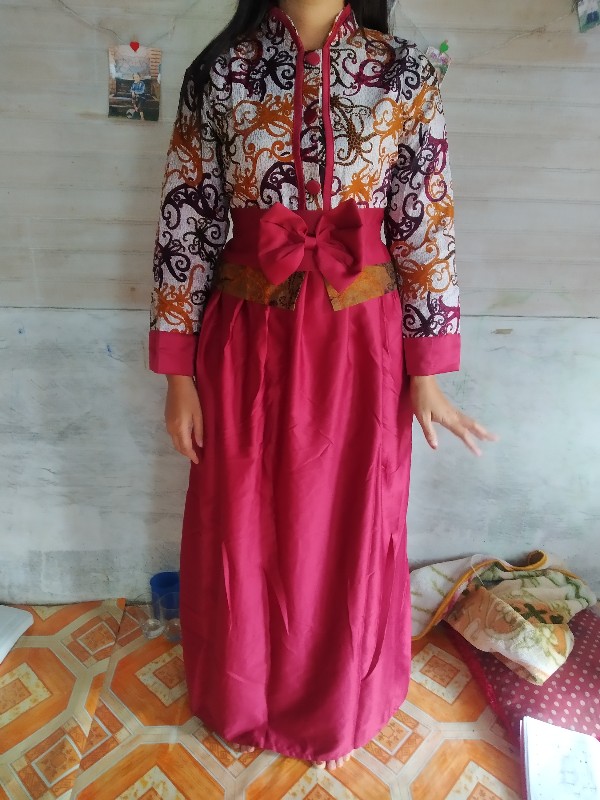 Maura Couple - Sania Ruffle Batik Couple Ori Ndoro Jowi Suryandhanu Dnt Garansi Termurah Shopee