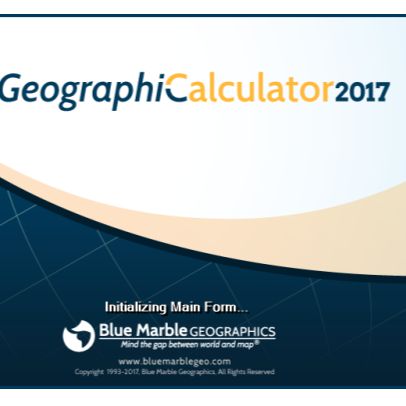

Blue Marble Geographic Calculator 2017