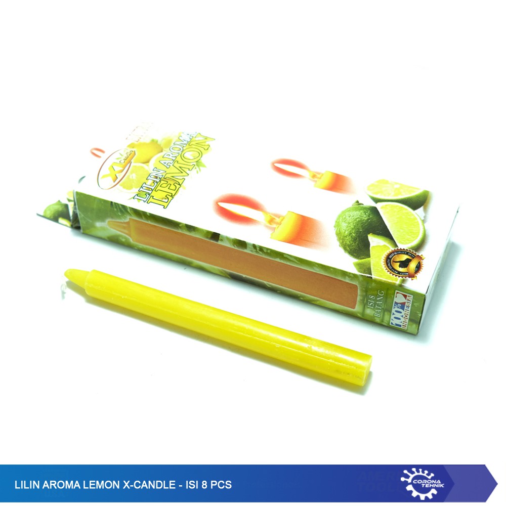 Lilin Aroma Lemon X-Candle - isi 8 pcs