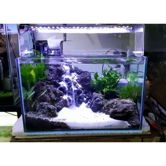 Aquascape Waterfall Fulset Exclusive Shopee Indonesia