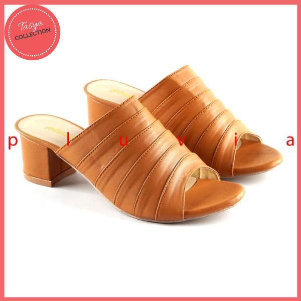 Sepatu Kerja Wanita Hak Tahu Casual High Heels WA47