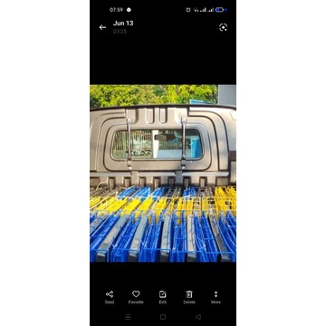 Kandang Kucing Tingkat 4 XXL. uk 130x90x55. bahan besi tebal-Kuning