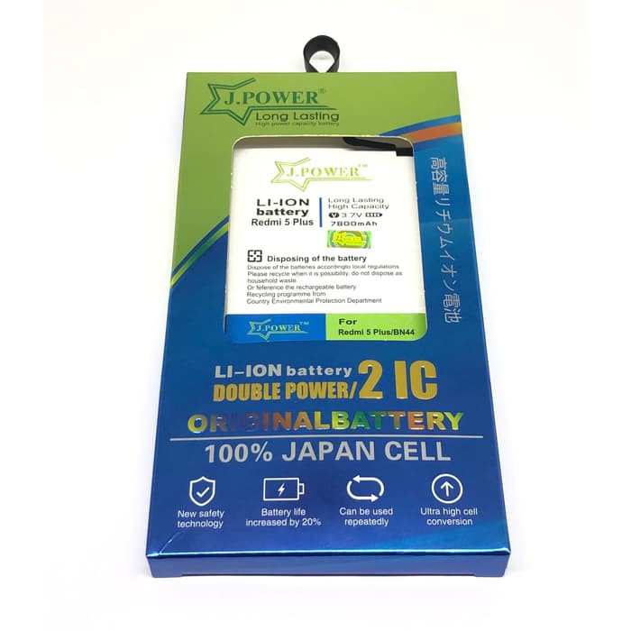 BATERAI - BATTERY - BATRE XIAOMI REDMI 5 PLUS - REDMI 5PLUS - BN44 - JPOWER - DOUBLE POWER - 2IC