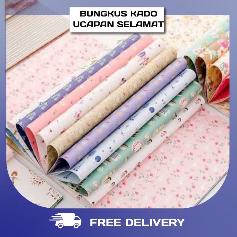 

JASA BUNGKUS KADO KERTAS KADO + KARTU UCAPAN ULANG TAHUN