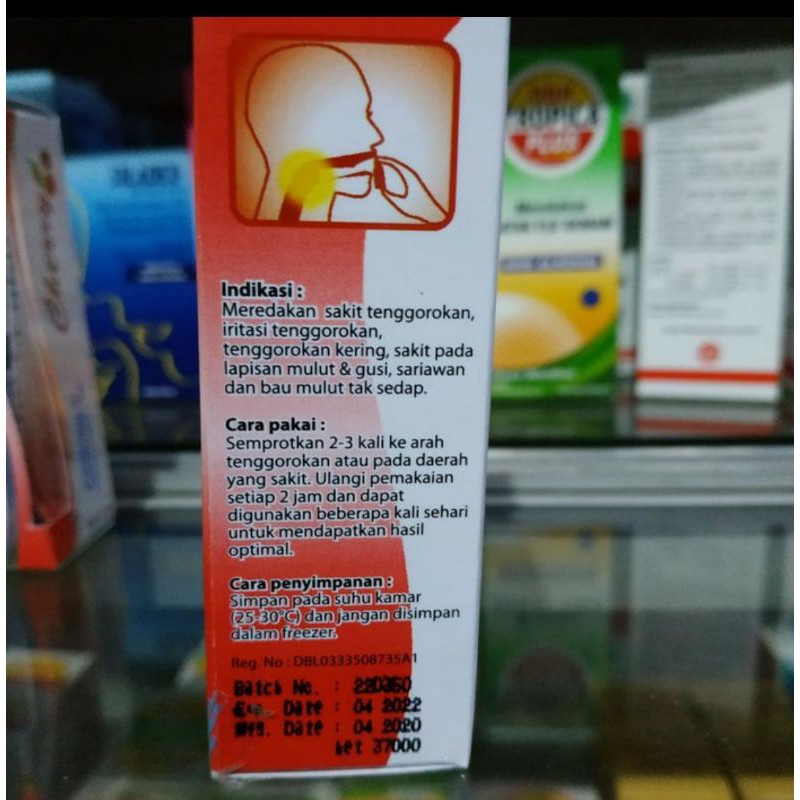 Cooling5 spray Obat Tenggorokan dan Sariawan