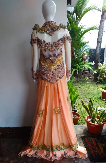 Kebaya manten payet cantik