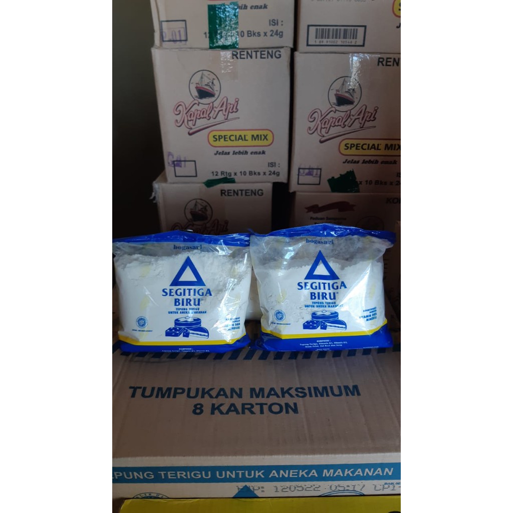 

Terigu segitiga Biru 500gr Satuan