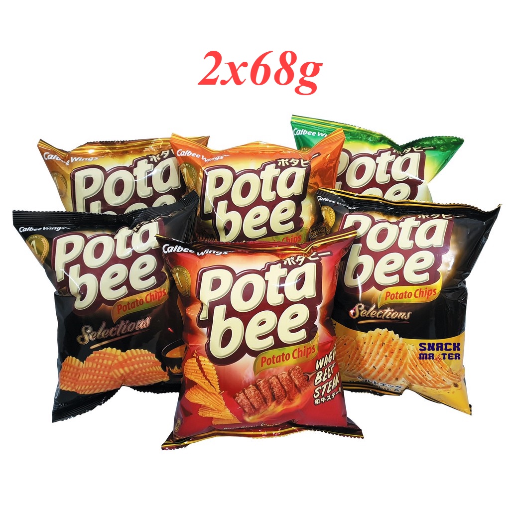 

Potabee Snack Kentang JUMBO Size - Netto 68gx2