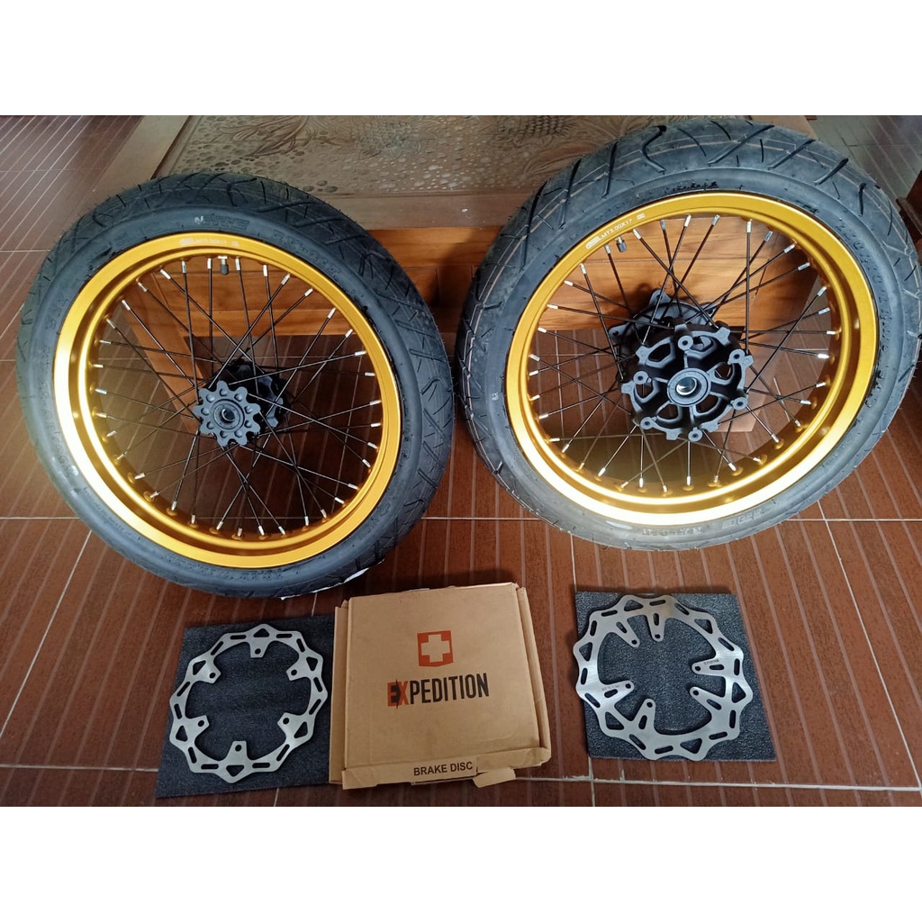 WHEELSET YAMAHA WR SUPERMOTO YAMAHA WR BAN SET SUPERMOTO WR