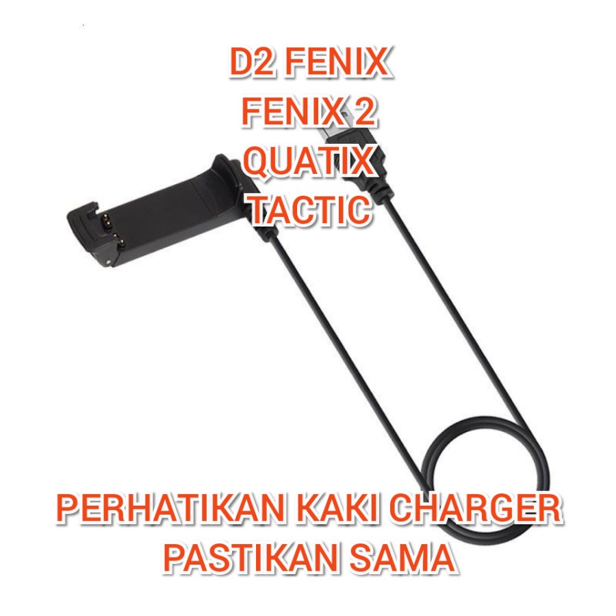 Charger Garmin D2 FENIX 1 FENIX 2 QUATIX TACTIC