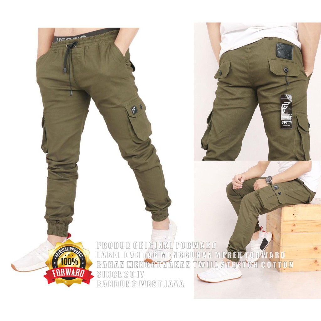 Celana Panjang Chino Jogger celana pria joger Cargo Pria fourlayers