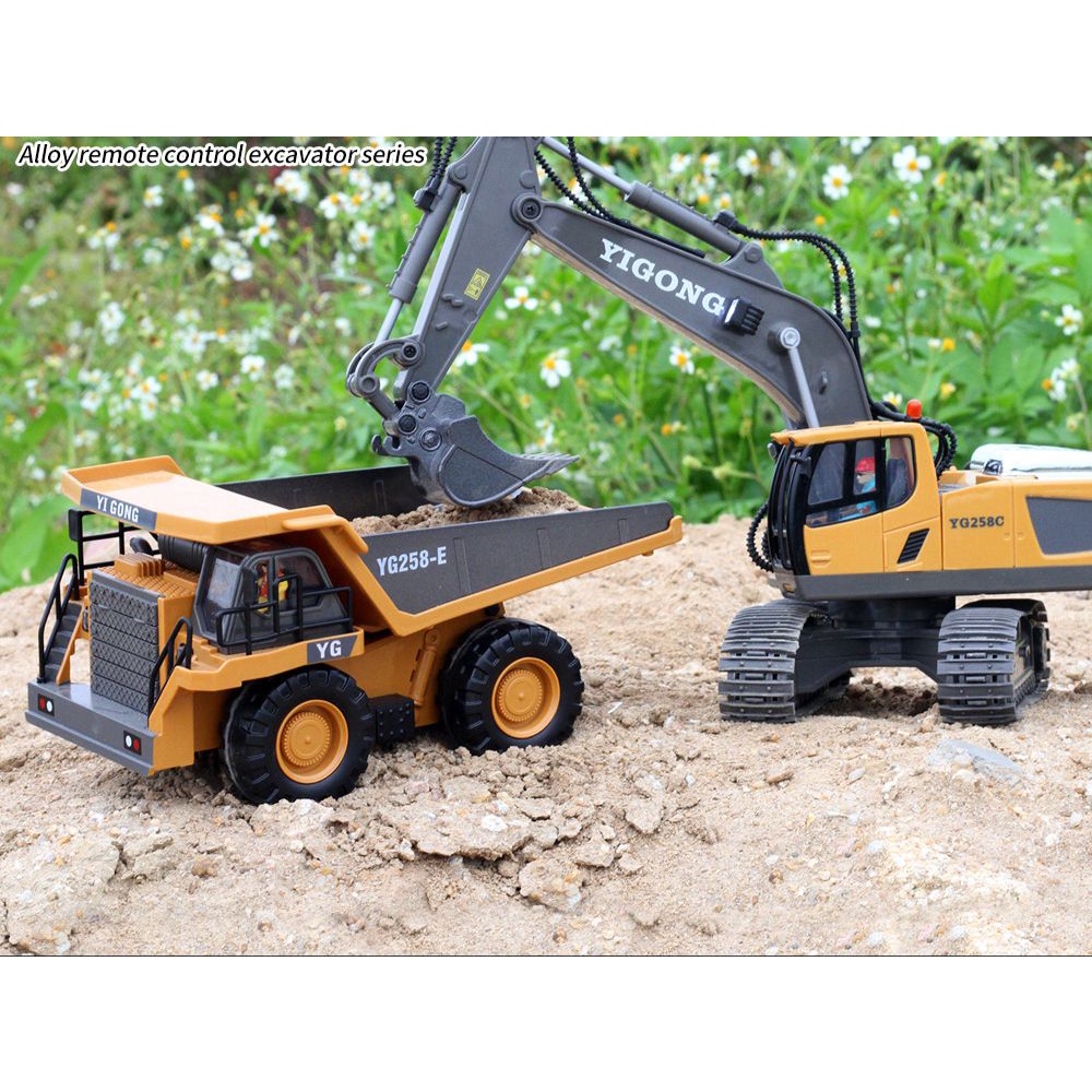 Mainan Anak RC EXCAVATOR YIGONG Remote Control Mainan RC Tracktor RC Trucks