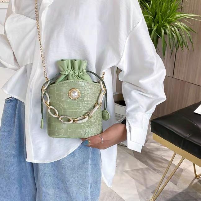 LADIESBAG - TAS SERUT SLINGBAG SELEMPANG TABUNG WANITA RANTAI HANDBAG CEWEK IMPORT FASHION LB - 268