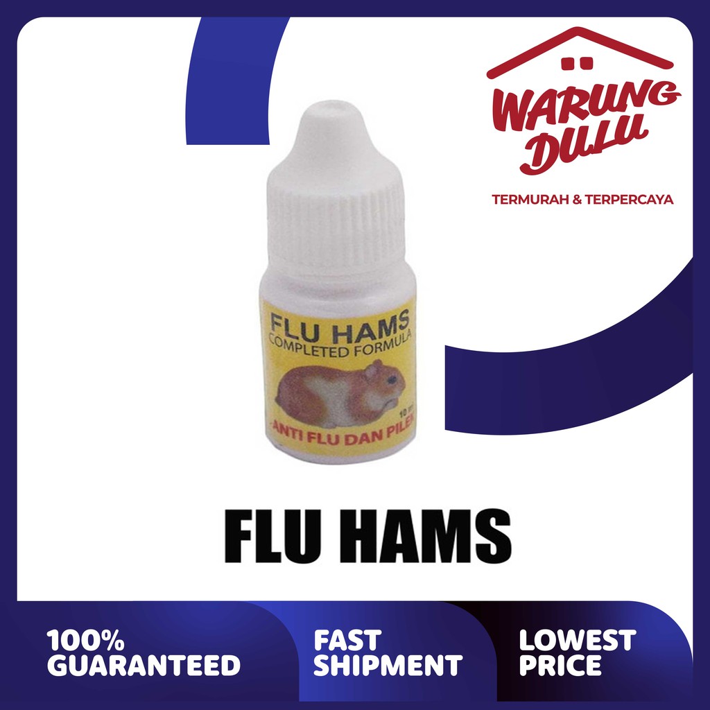 Flu Hams Obat Anti Flu dan Pilek untuk Hamster