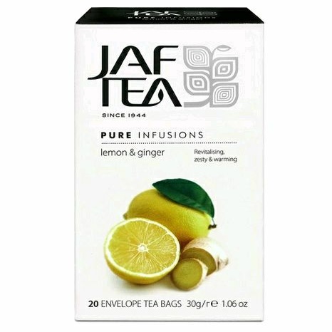 

JAF TEA Lemon & Ginger Pure Infusions 20 Teabags