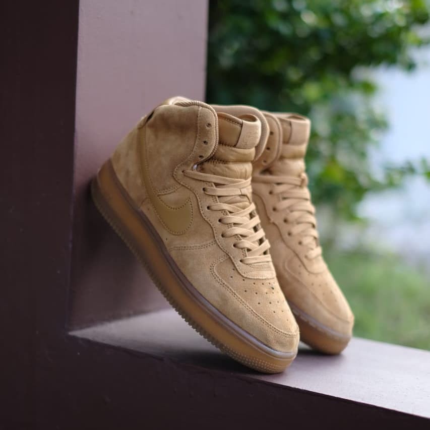 air force brown suede